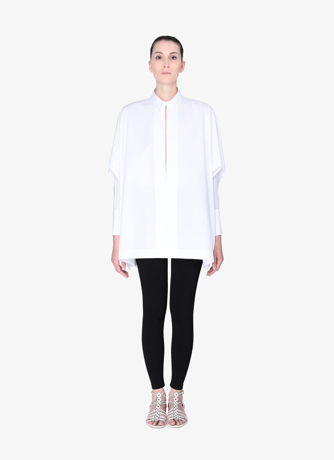 SHIRT POPELINE JAPONAISE WHITE ALAÏA WHITE  SHIRT POPELINE JAPONAISE WHITE
